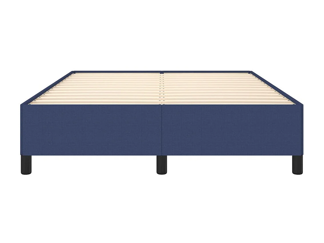 Cama 140x200 cm tecido azul PT796015