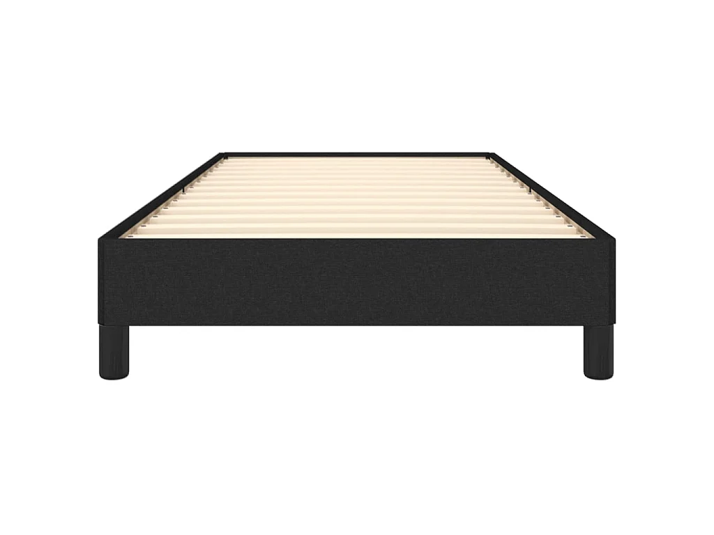 Lit-100x200 cm Noir Tissu EGGB66146