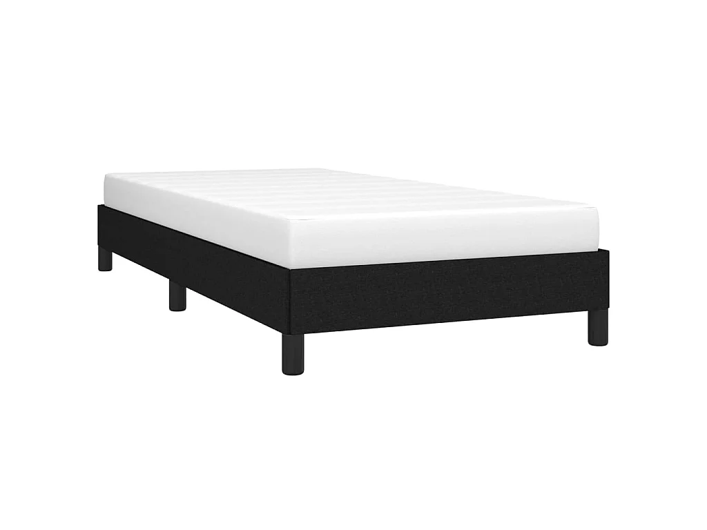 Bedframe stof zwart 100x200 cm NL66601