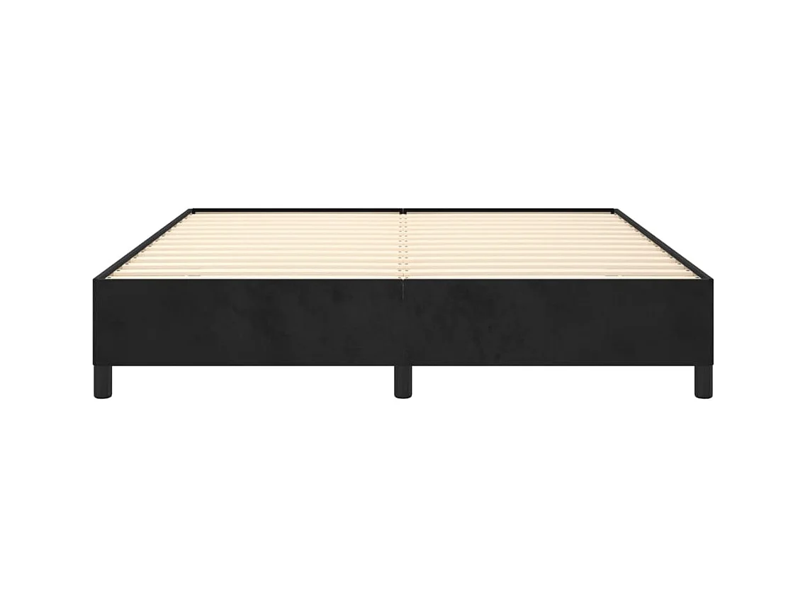 Lit-160x200 cm Noir Velours EGGB67152
