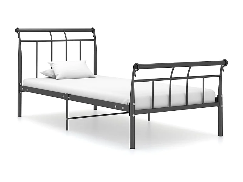 Bedframe metaal zwart 100x200 cm NL20034