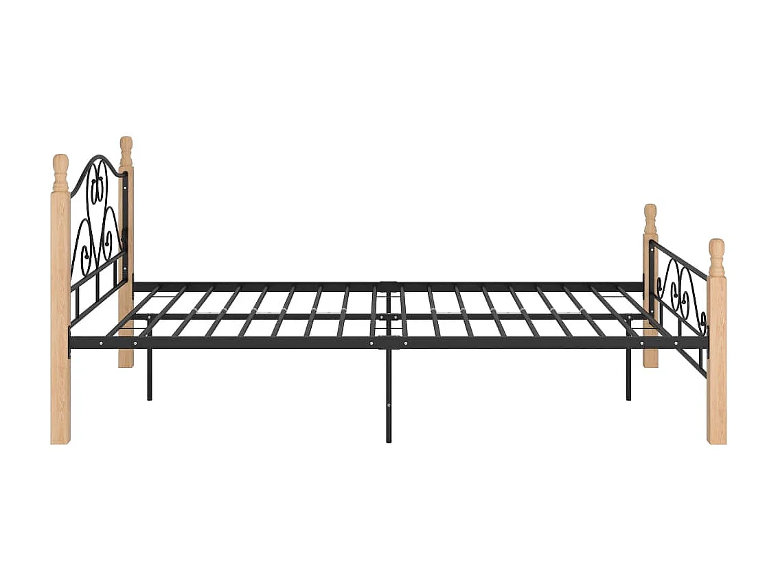Bedframe metaal zwart 120x200 cm NL43049