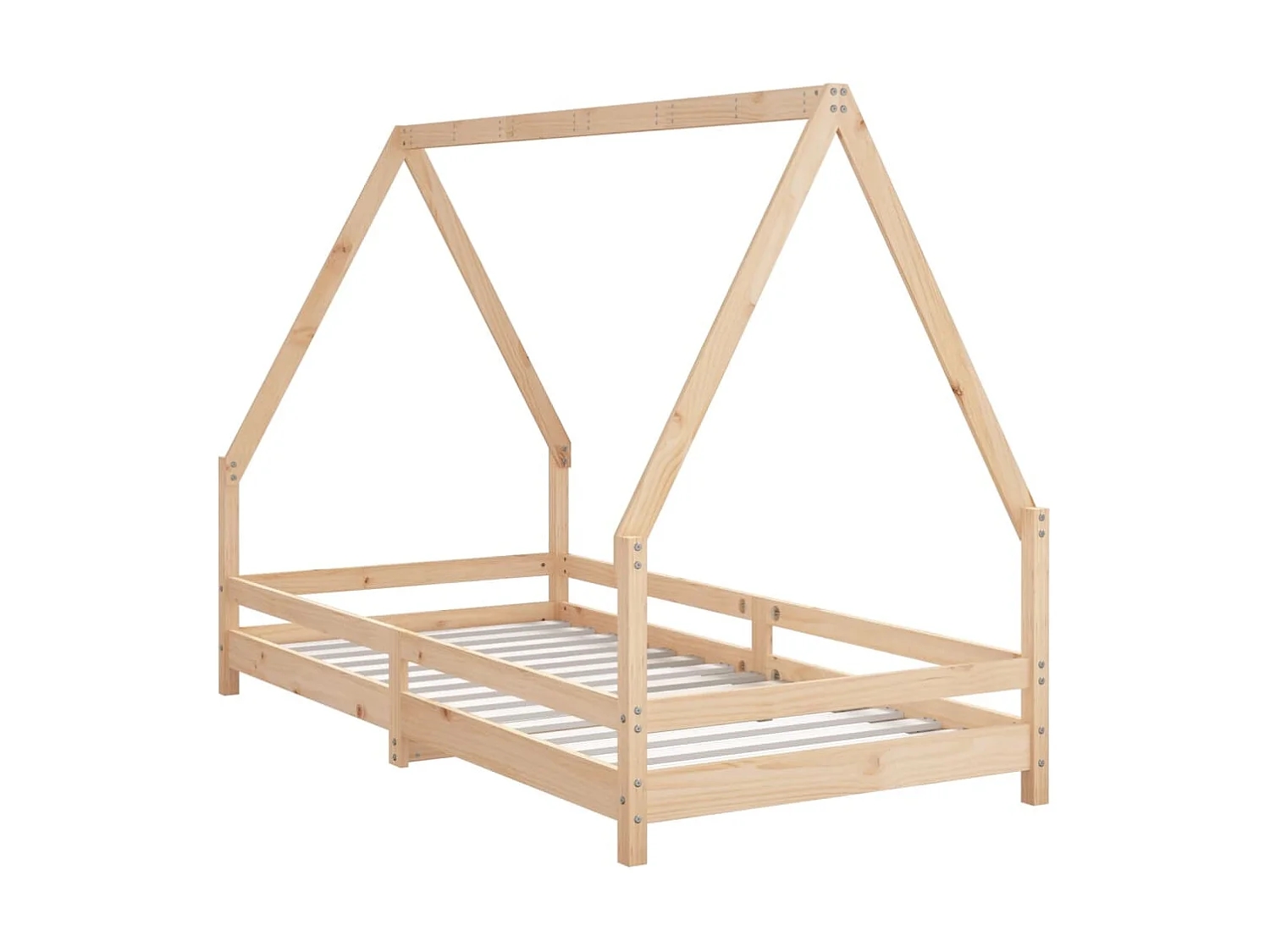 Kinderbedframe 90x190 cm massief grenenhout NL33183