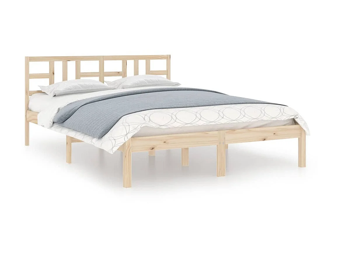 Cama 160x200 cm madeira maciça PT251098