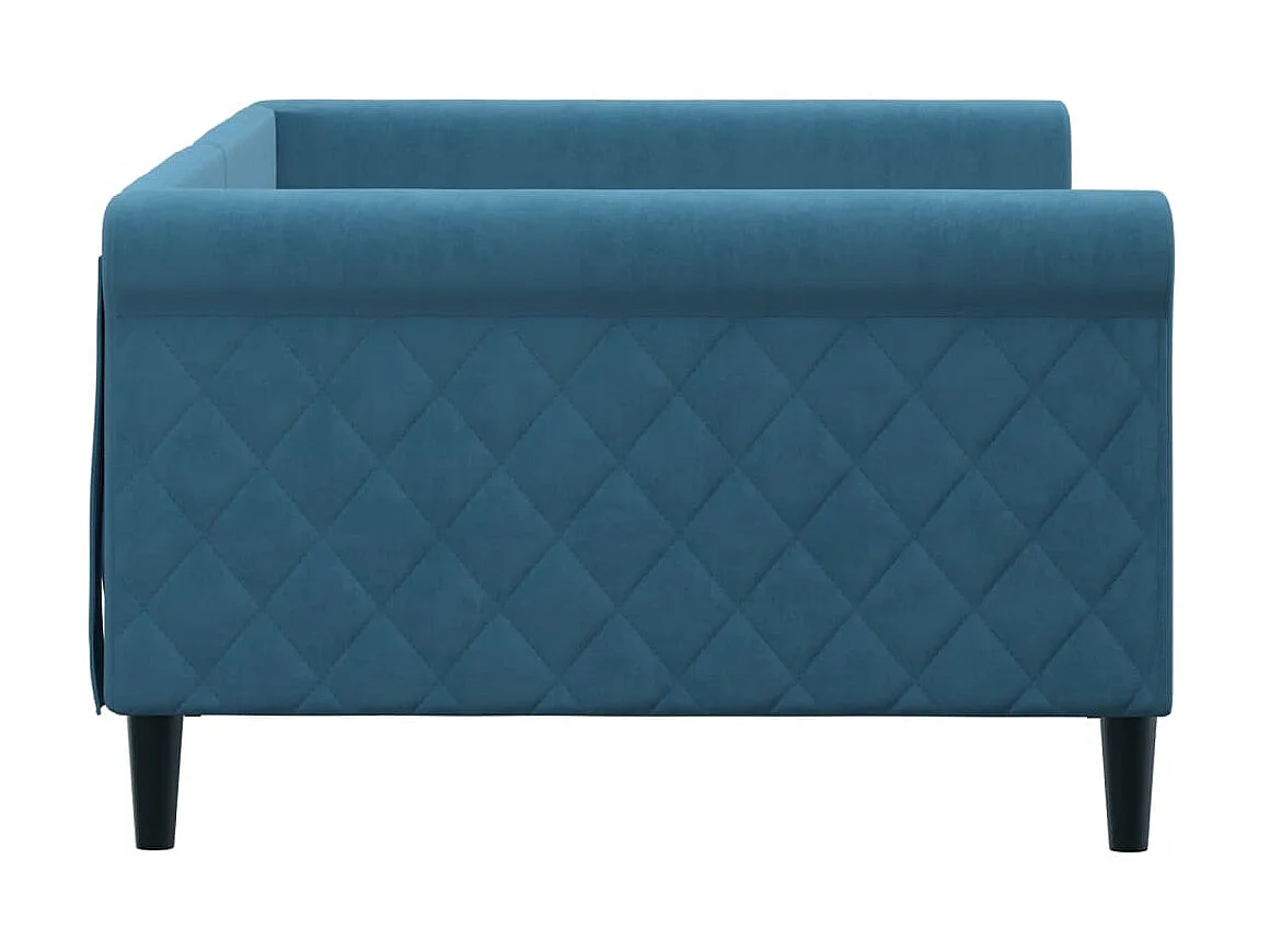 Lit-100x200 cm de repos bleu velours EGGB63886