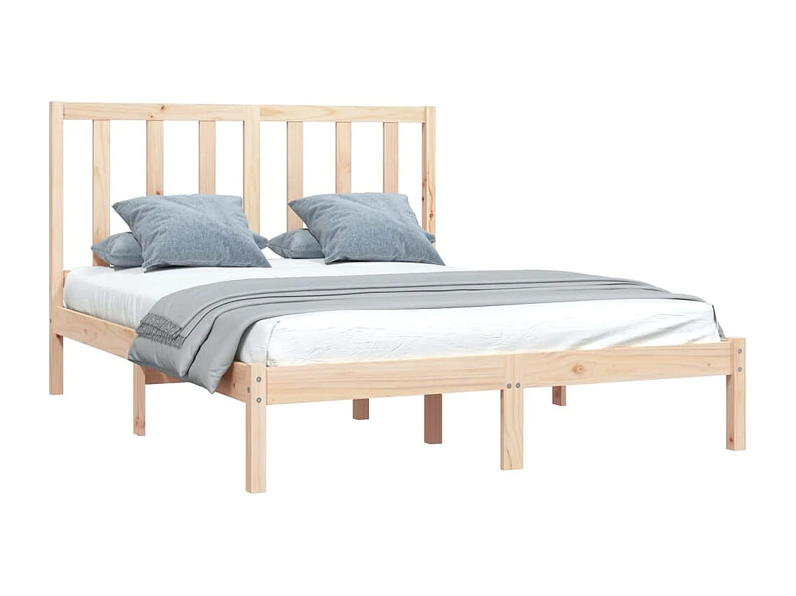 Cama 140x200 cm pinho maciço PT142709