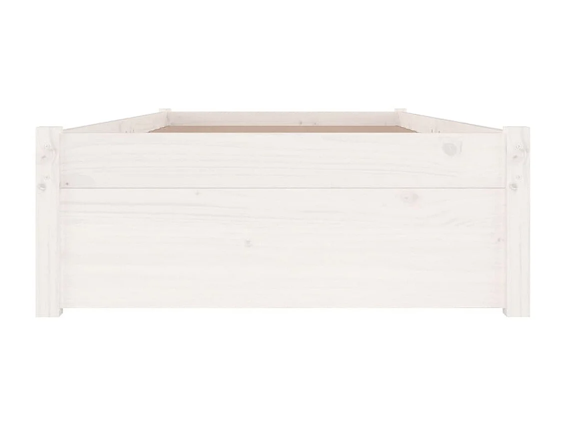 Lit-75x190 cm avec tiroirs blanc EGGB37454