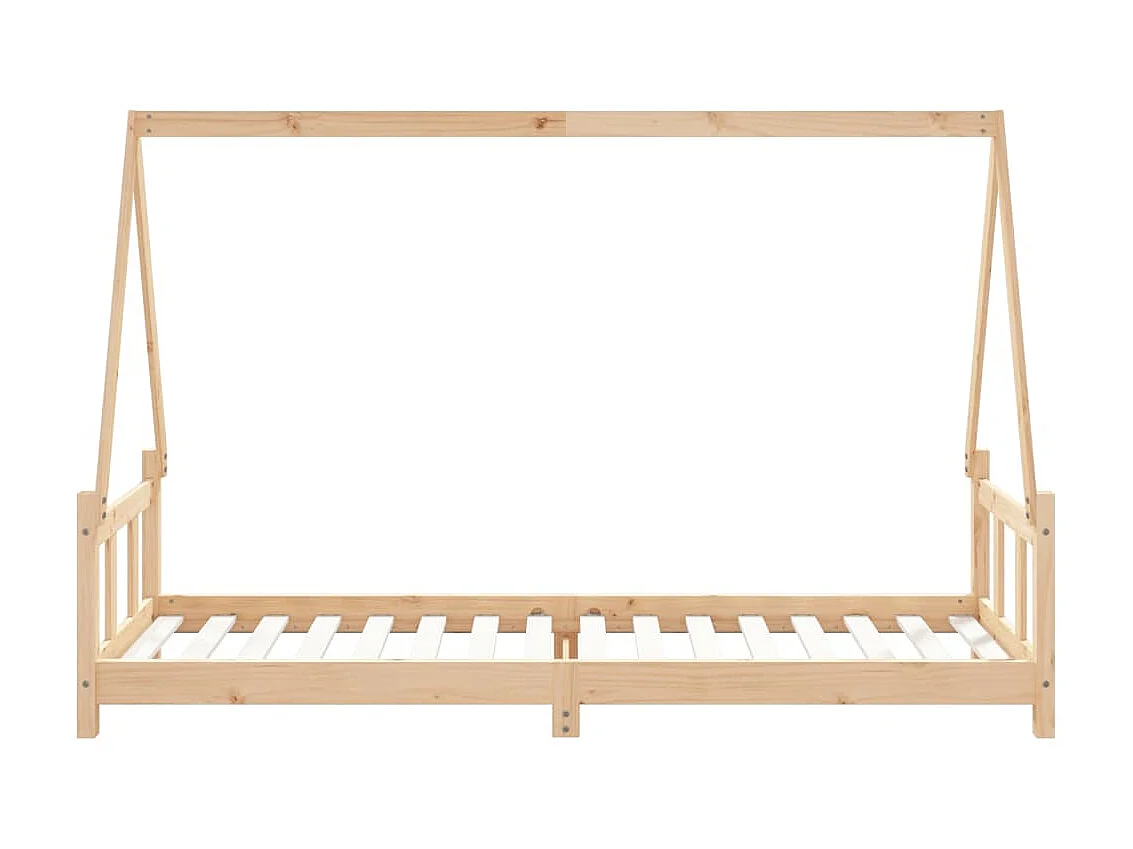 Lit-90x200 cm pour enfants bois de pin massif EGGB48966