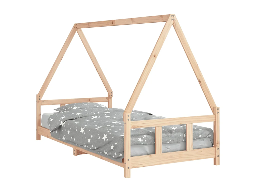 Cama infantil 90x200 cm pinho maciço PT905074