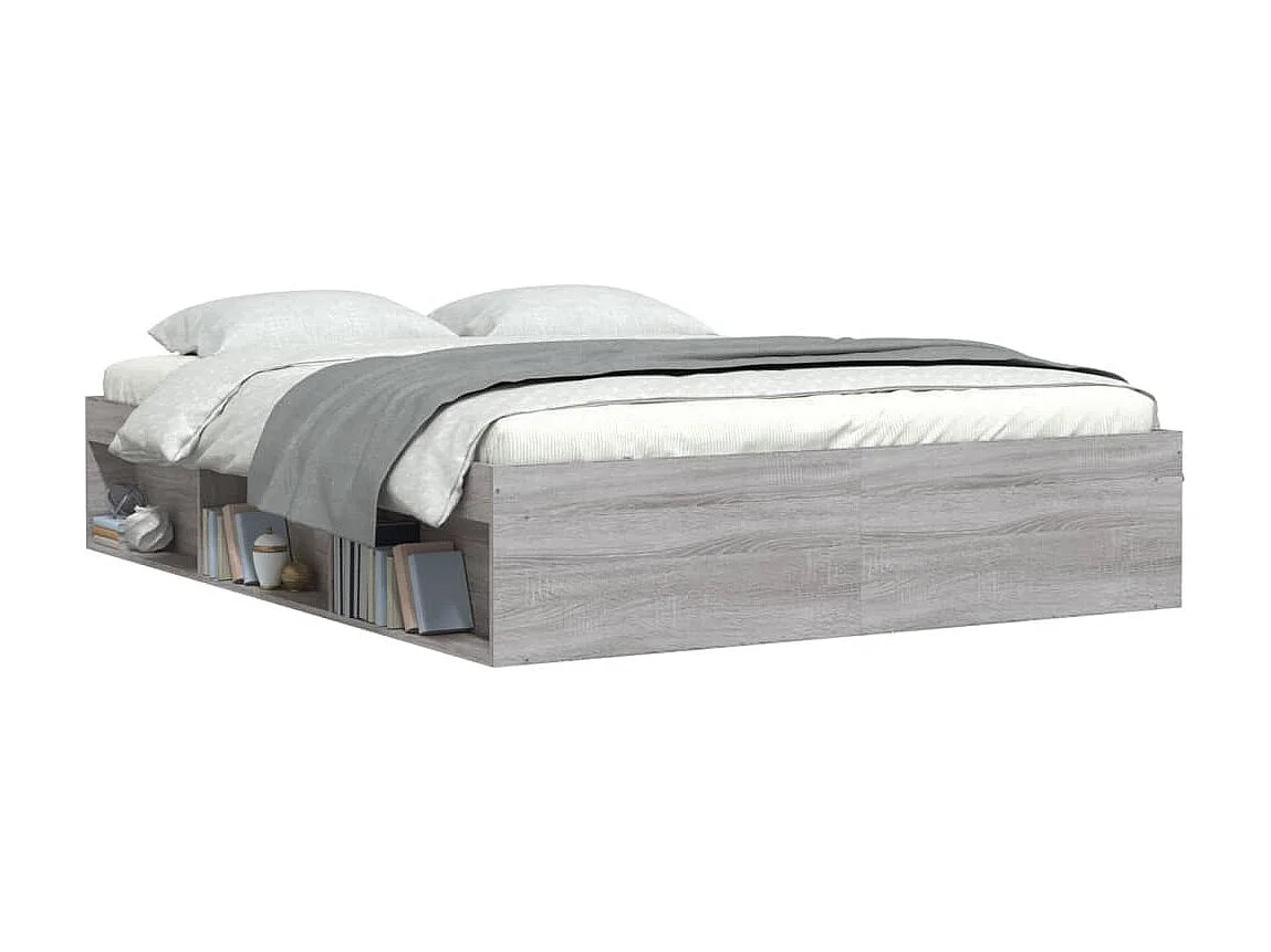 Lit-160x200 cm sonoma gris EGGB55325