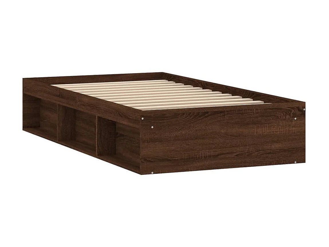 Bedframe bruin eikenkleur 90x190 cm NL50631