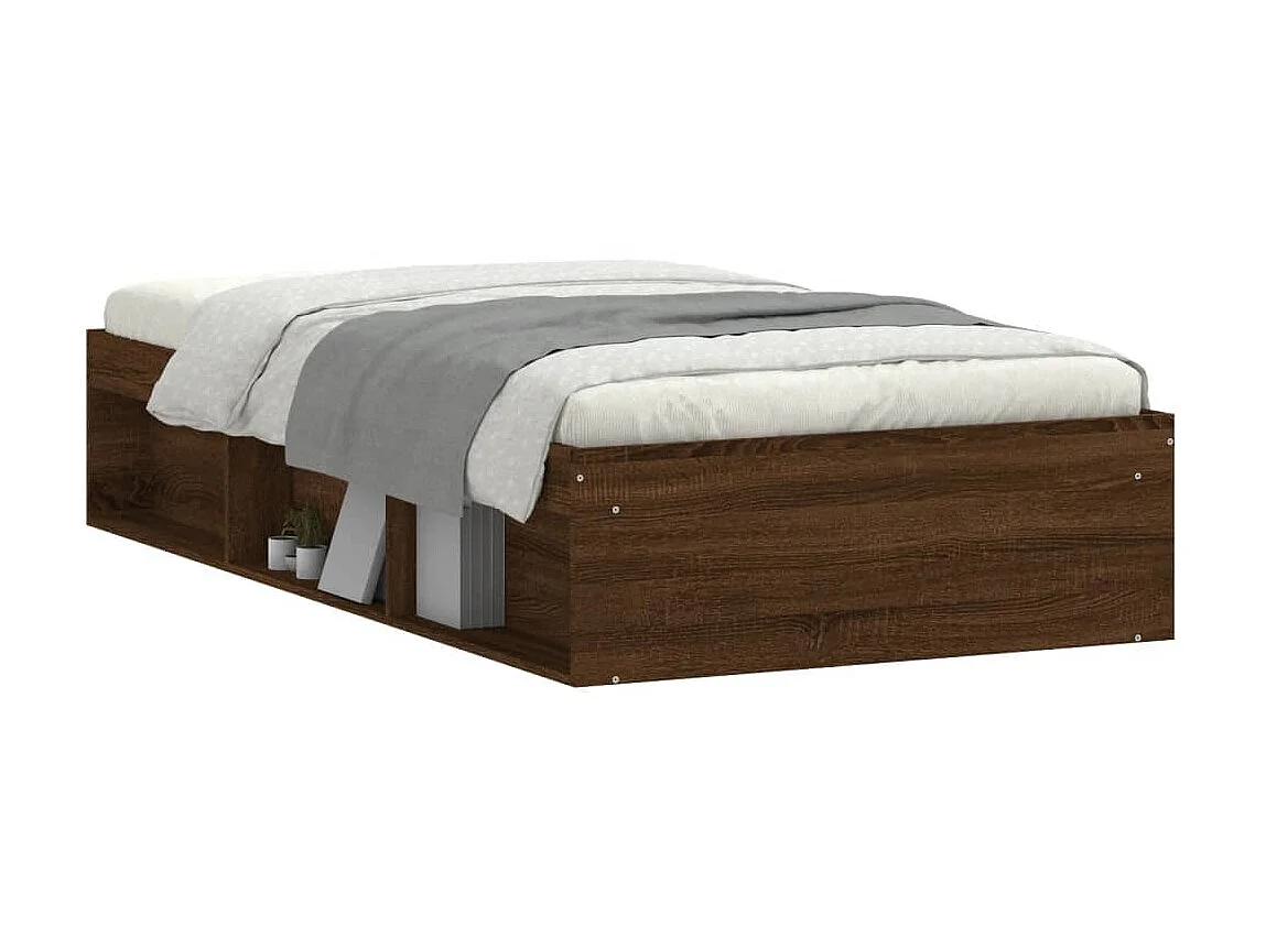 Cama 90x190 cm carvalho castanho PT611383