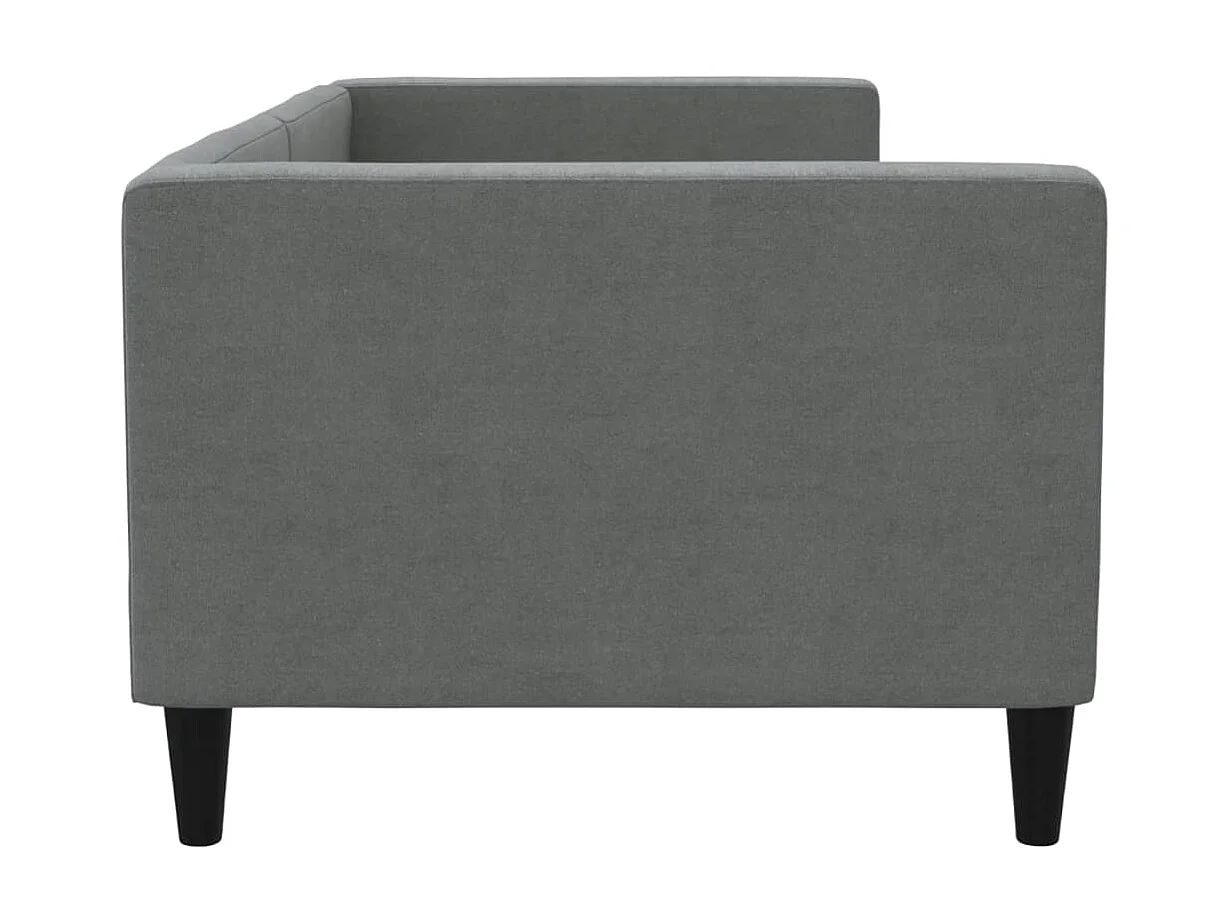 Sofá-cama 80x200 cm tecido cinzento-escuro PT776583