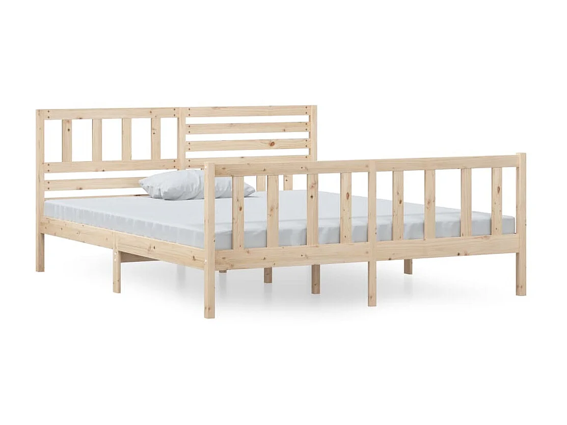 Cama 140x190 cm madeira maciça PT108115