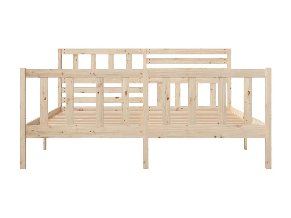 Cama 140x190 cm de madera maciza ES46959