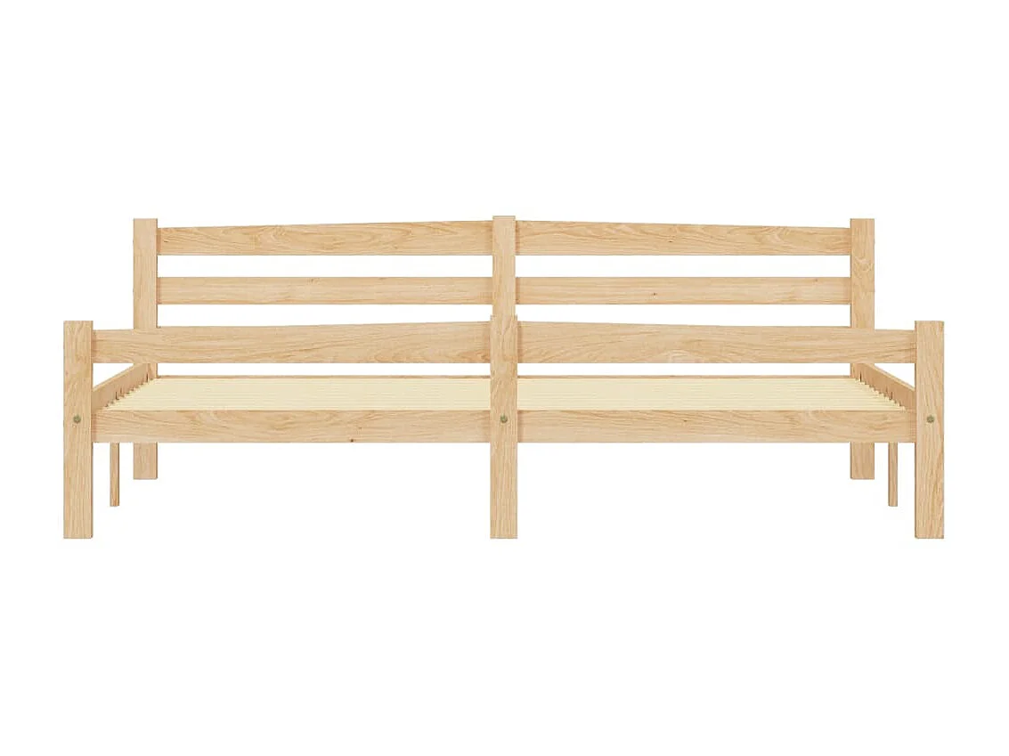 Lit-180x200 cm Bois de pin massif EGGB17174