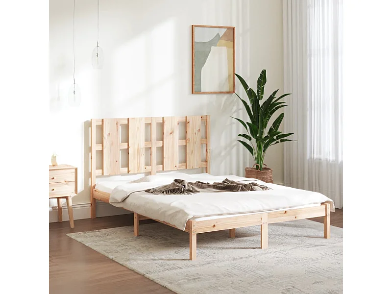 Bedframe massief grenenhout 140x200 cm NL11071