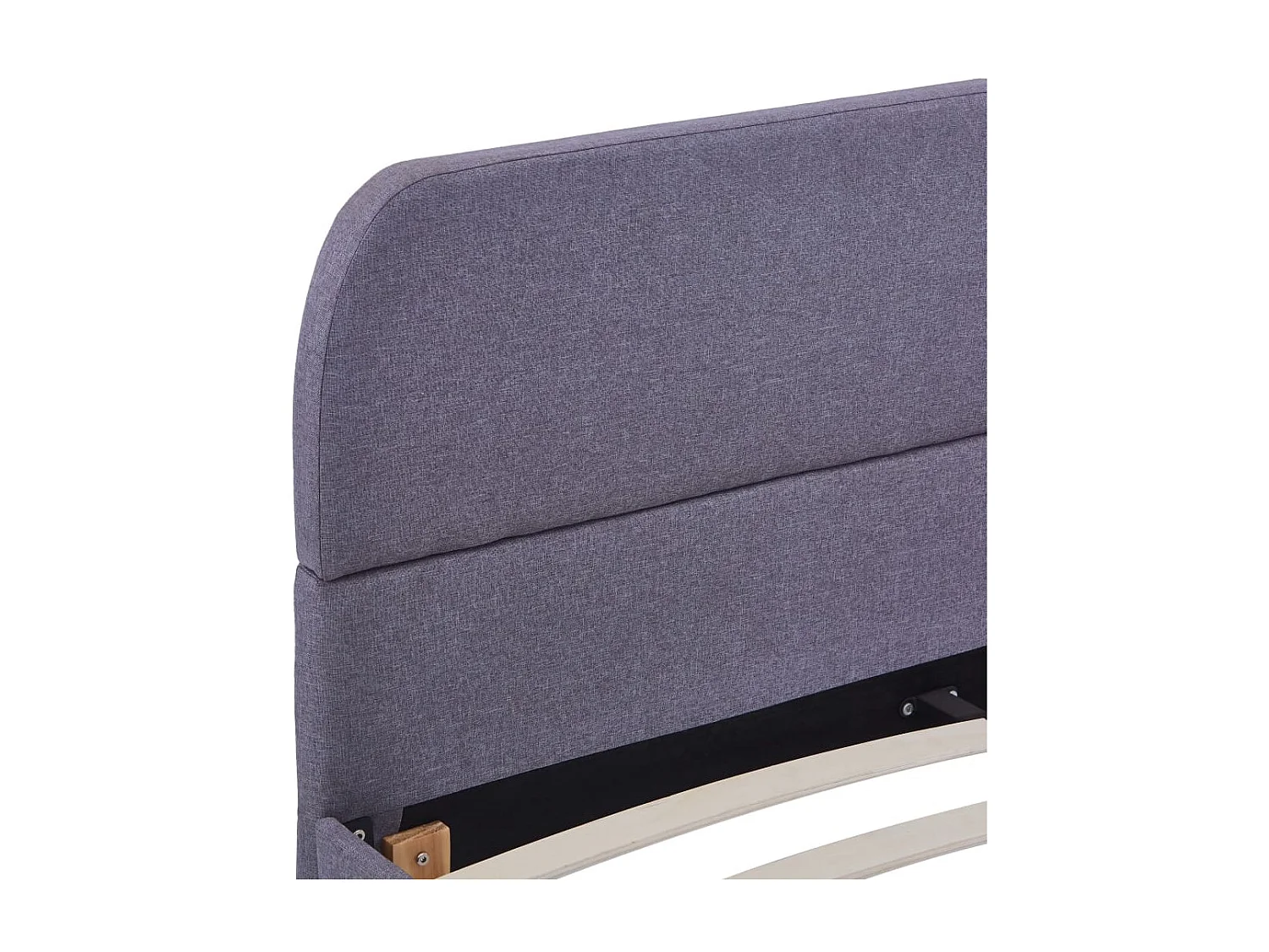 Lit-140x200 cm Gris clair Tissu EGGB84903