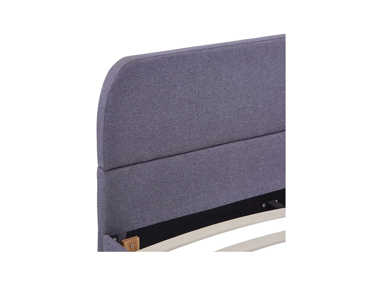 Lit-140x200 cm Gris clair Tissu EGGB84903