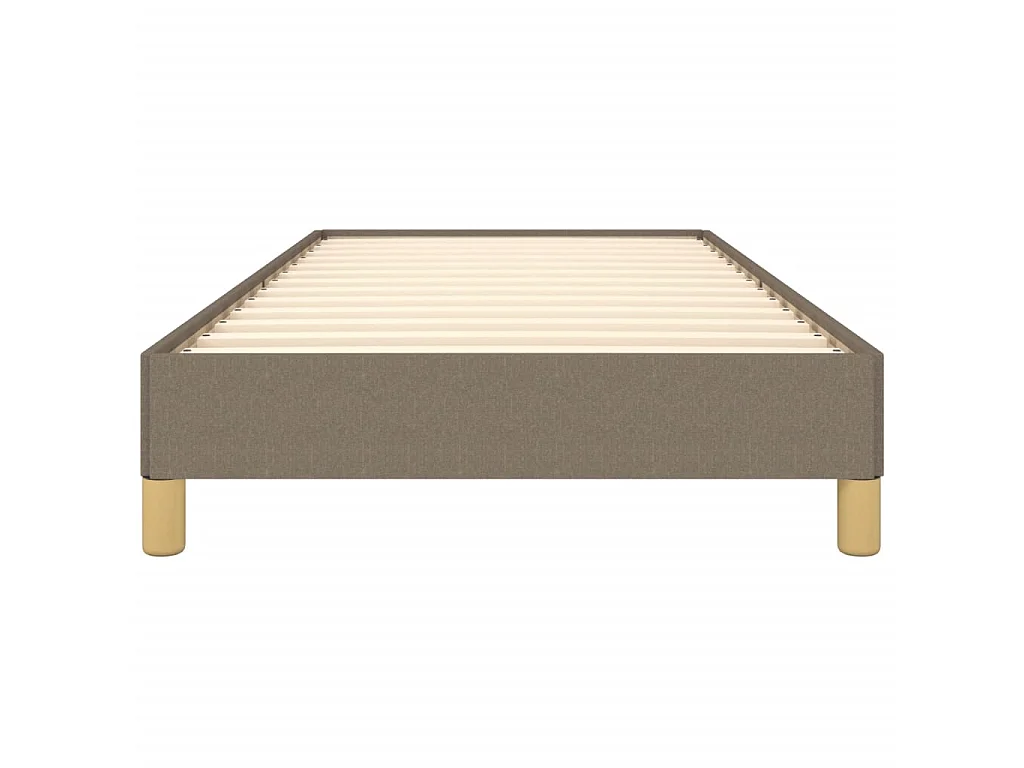 Lit-90x200 cm Taupe Tissu EGGB29617