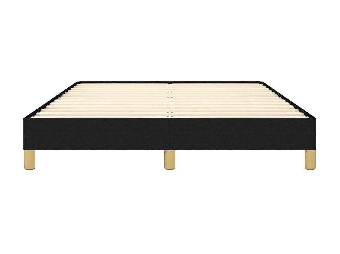 Lit-140x190 cm Noir Tissu EGGB29833