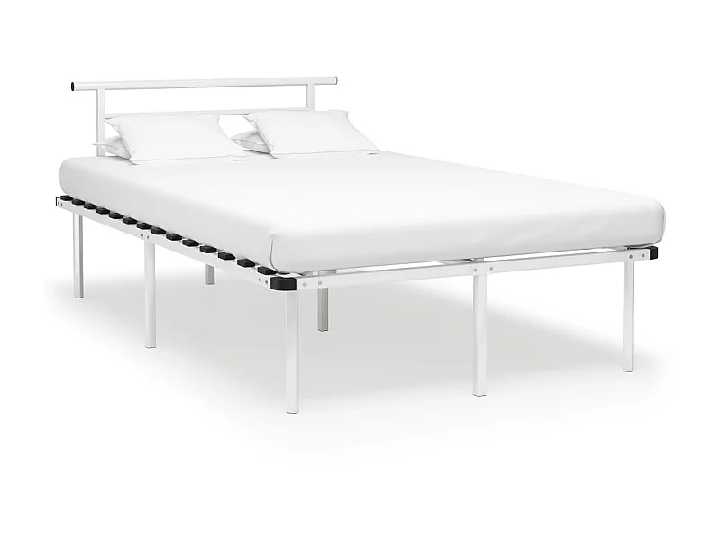Cama 120x200 cm de metal blanco ES27535