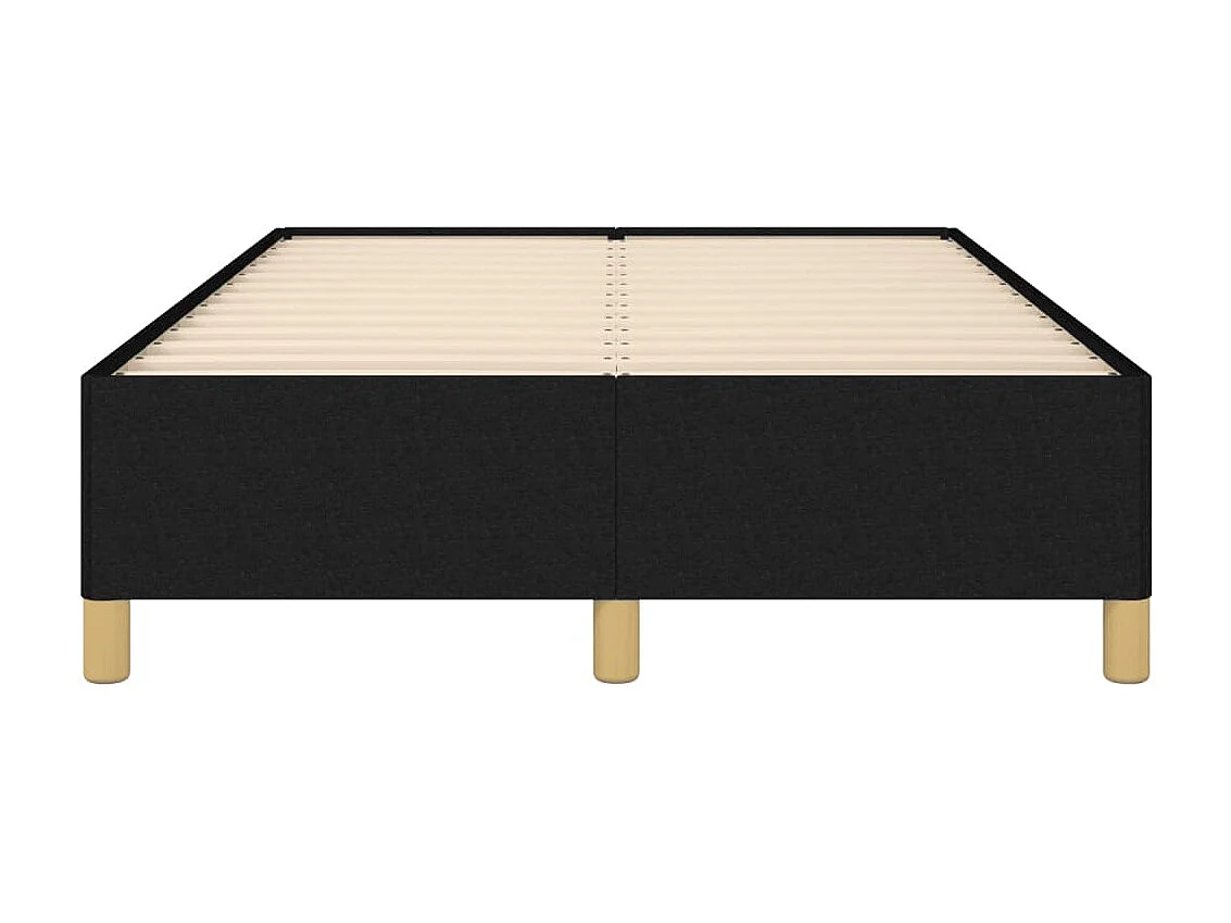 Lit-120x200 cm Noir Tissu EGGB57507