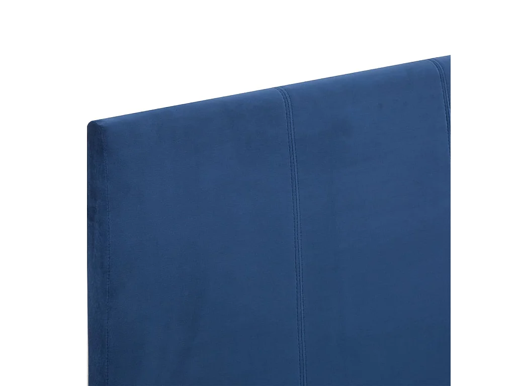 Cama 180x200 cm tecido azul PT336052