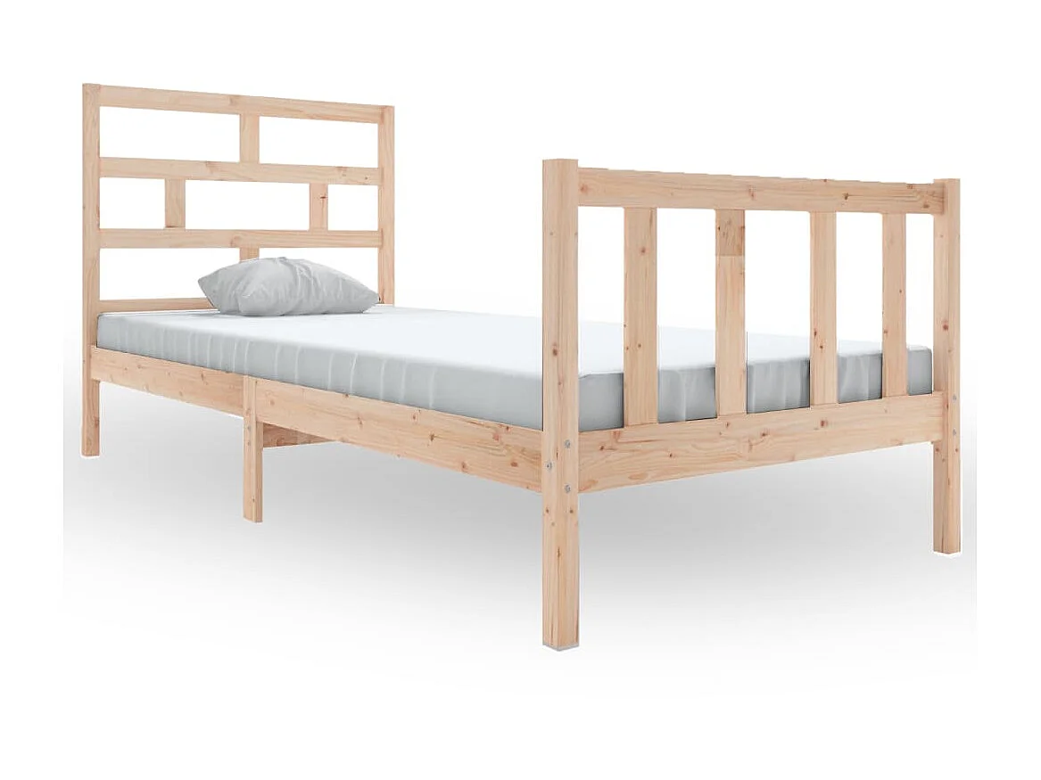 Cama 100x200 cm pinho maciço PT484243