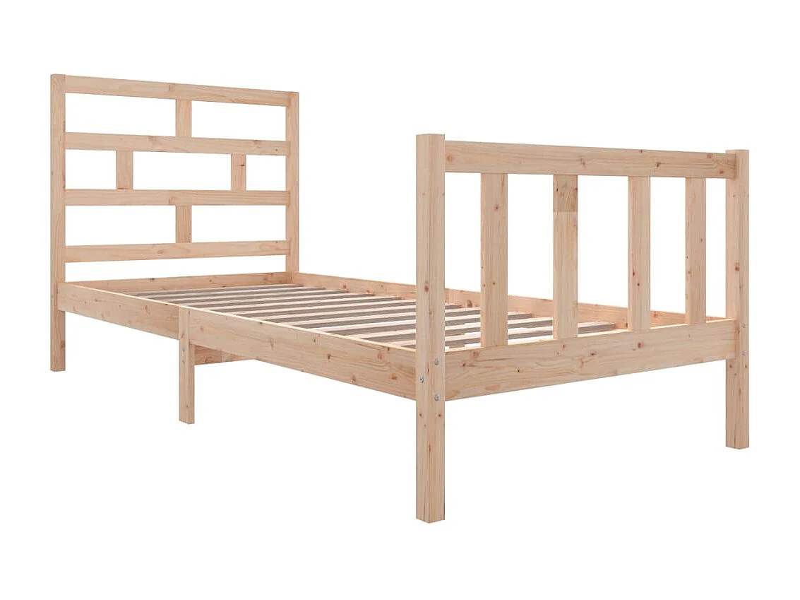 Cama 100x200 cm pinho maciço PT484243