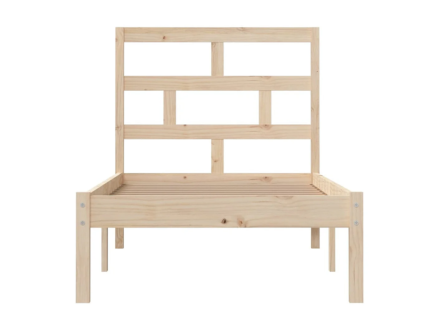 Cama pequena solteiro 75x190 cm madeira maciça PT847104