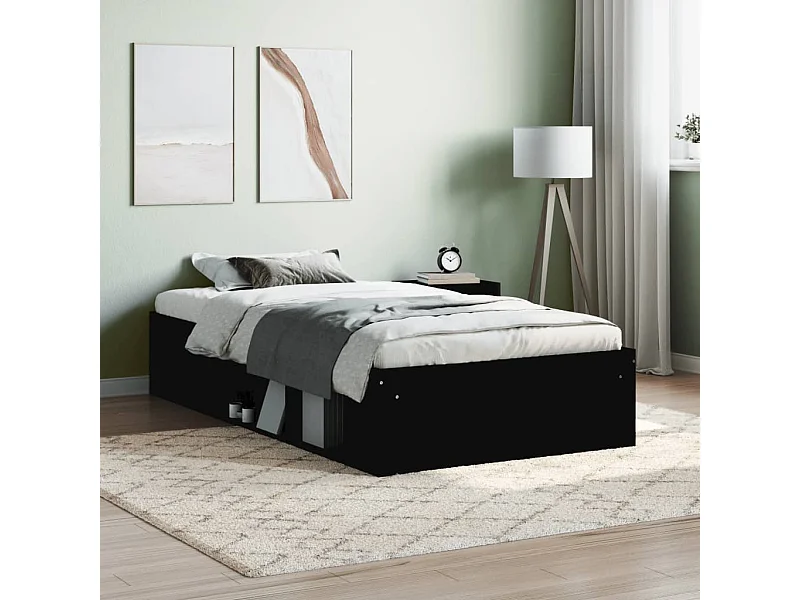 Lit-100x200 cm noir EGGB30771