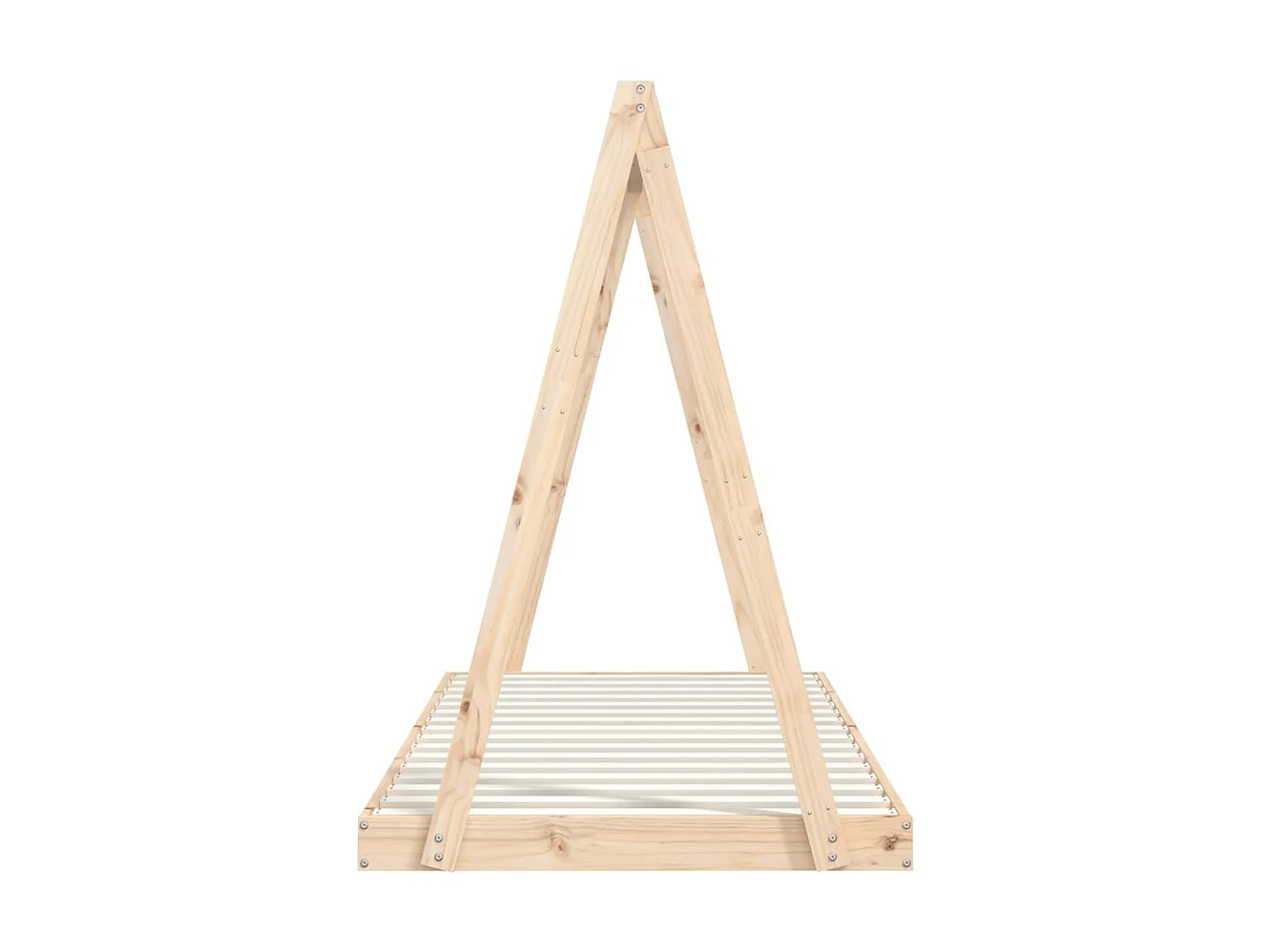 Cama 90x200 cm para niños madera maciza de pino ES64096