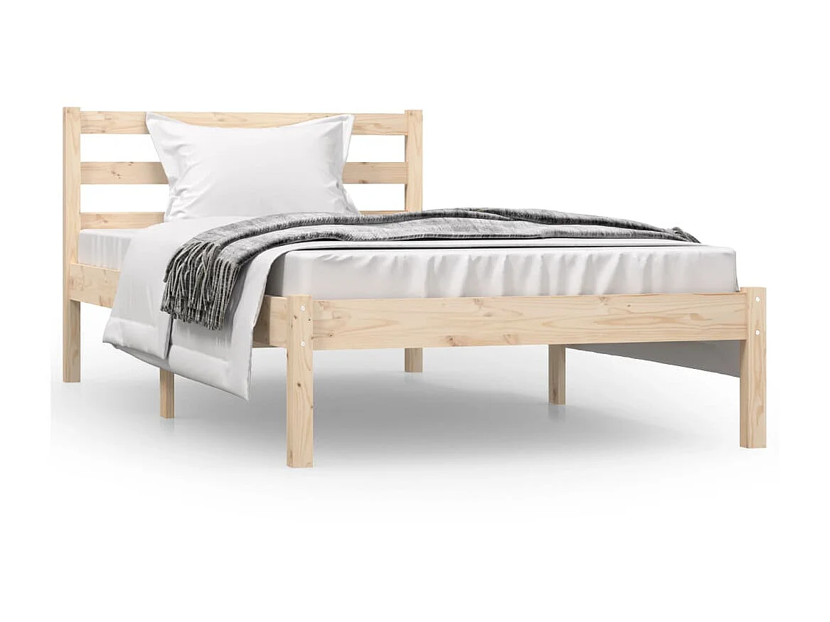 Lit-3FT Single bois de pin massif simple EGGB96549