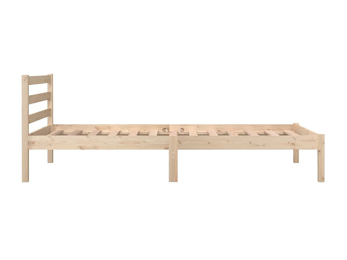 Lit-3FT Single bois de pin massif simple EGGB96549