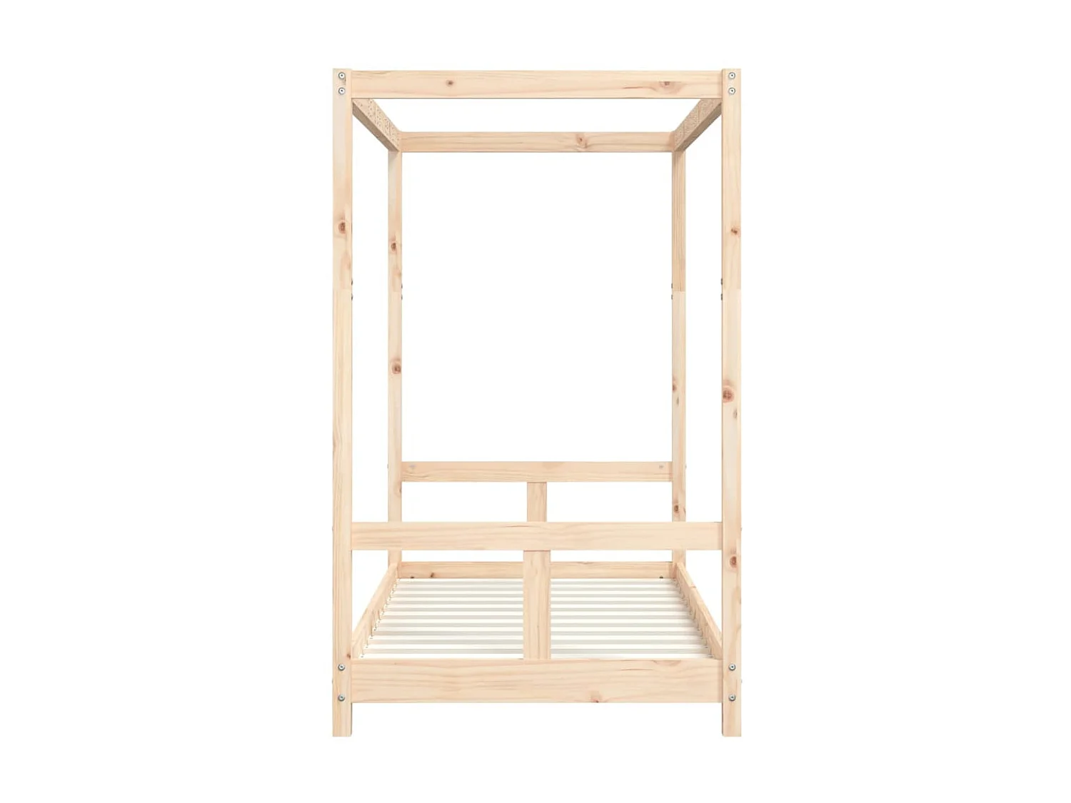 Lit-80x160 cm pour enfant bois de pin massif EGGB19192