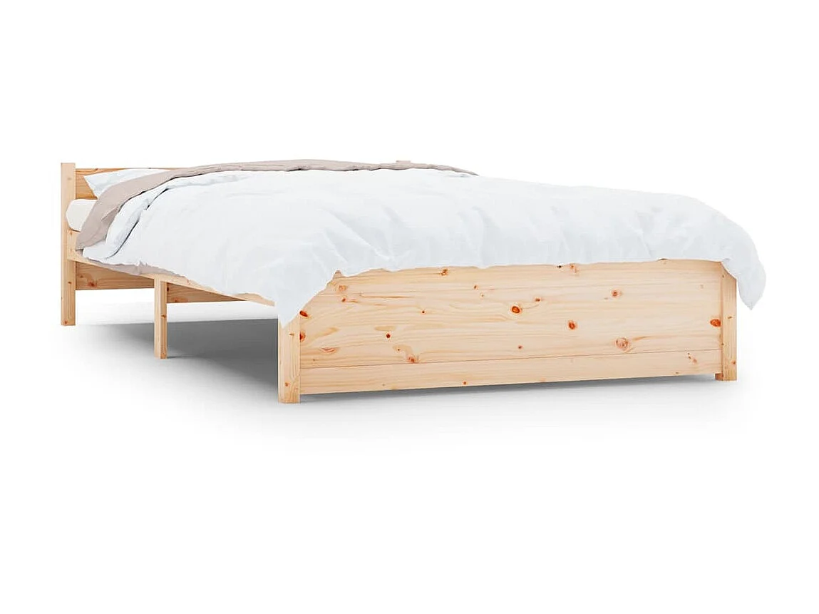 Bedframe massief hout 120x190 cm NL97473