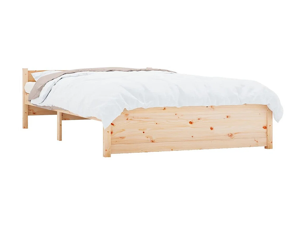 Bedframe massief hout 120x190 cm NL97473