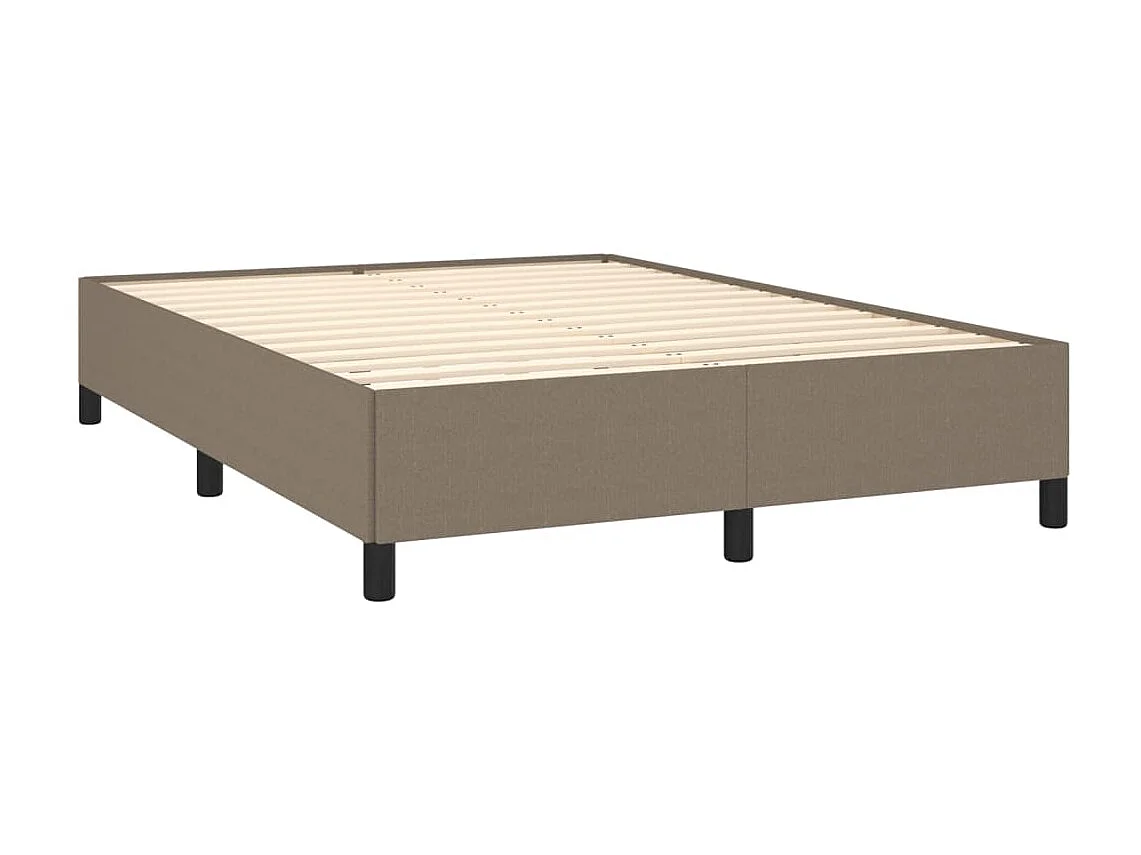 Lit-140x200 cm Taupe Tissu EGGB62182