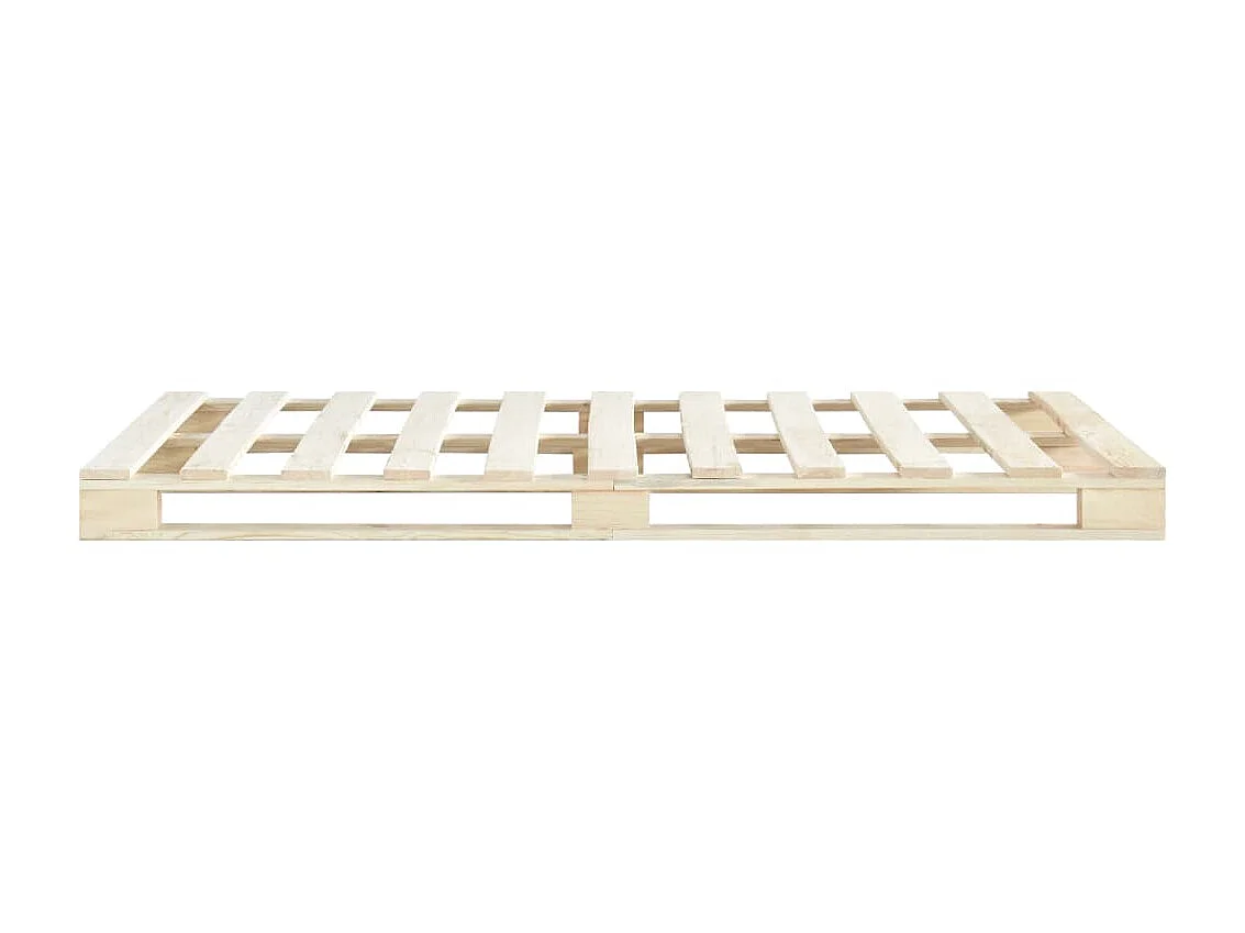 Bedframe pallet massief grenenhout 180x200 cm NL51562