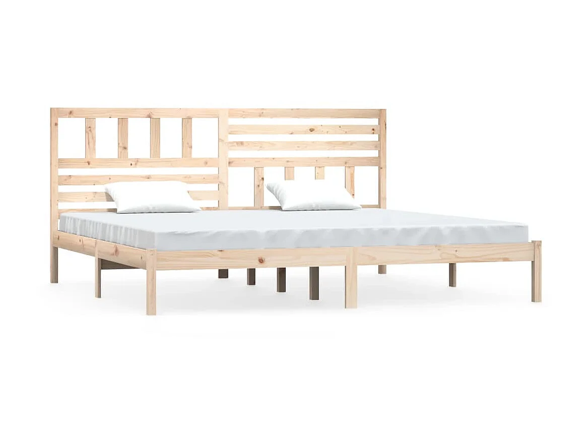 Bedframe massief grenenhout 200x200 cm NL57754