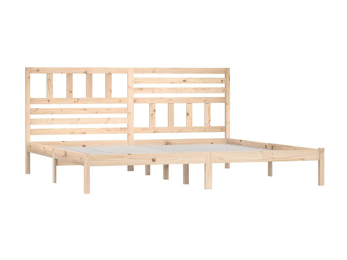 Bedframe massief grenenhout 200x200 cm NL57754