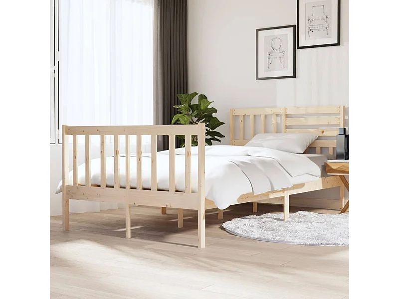 Bedframe massief hout 120x190 cm NL54764