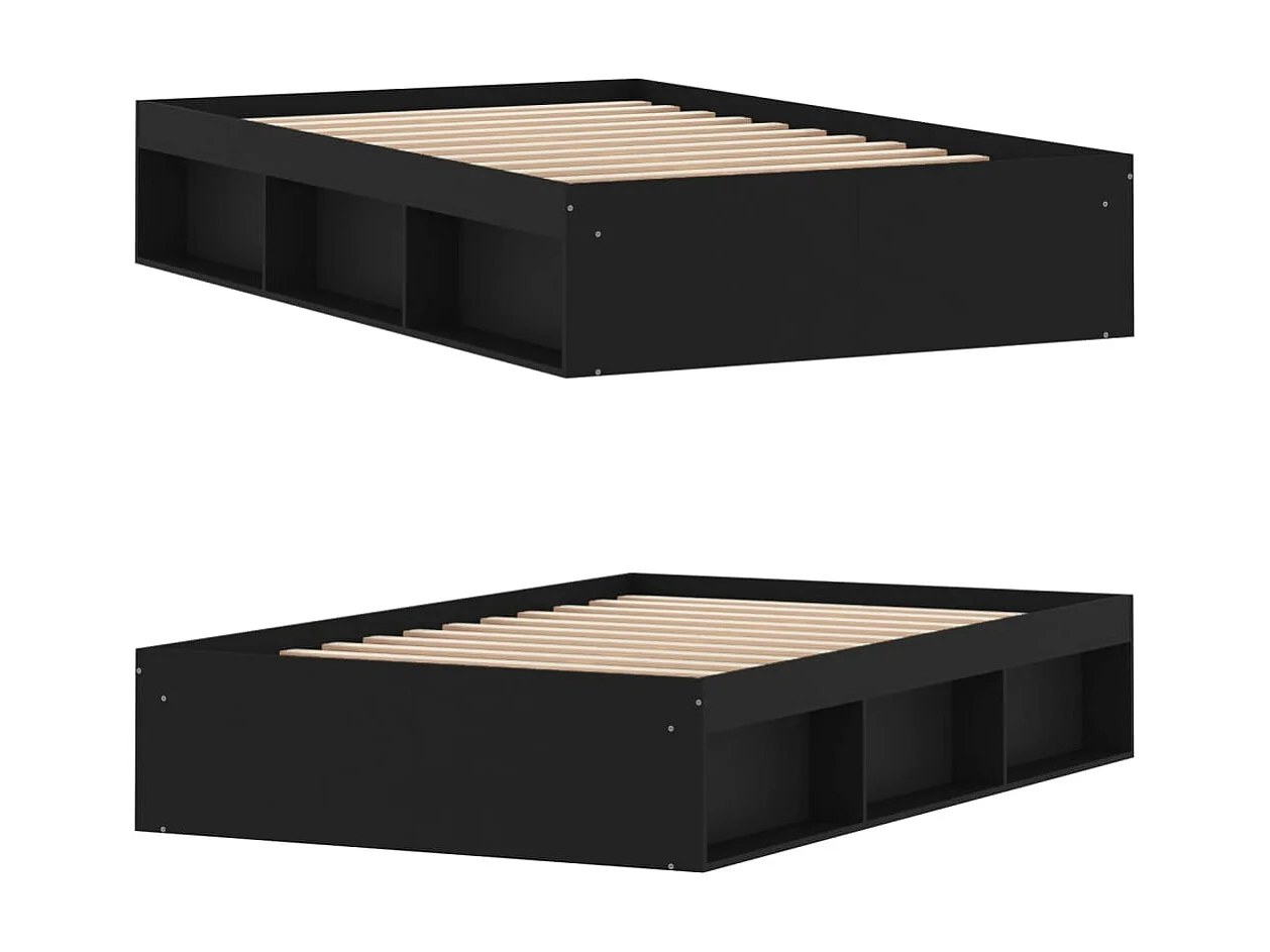 Lit-120x200 cm noir EGGB78183