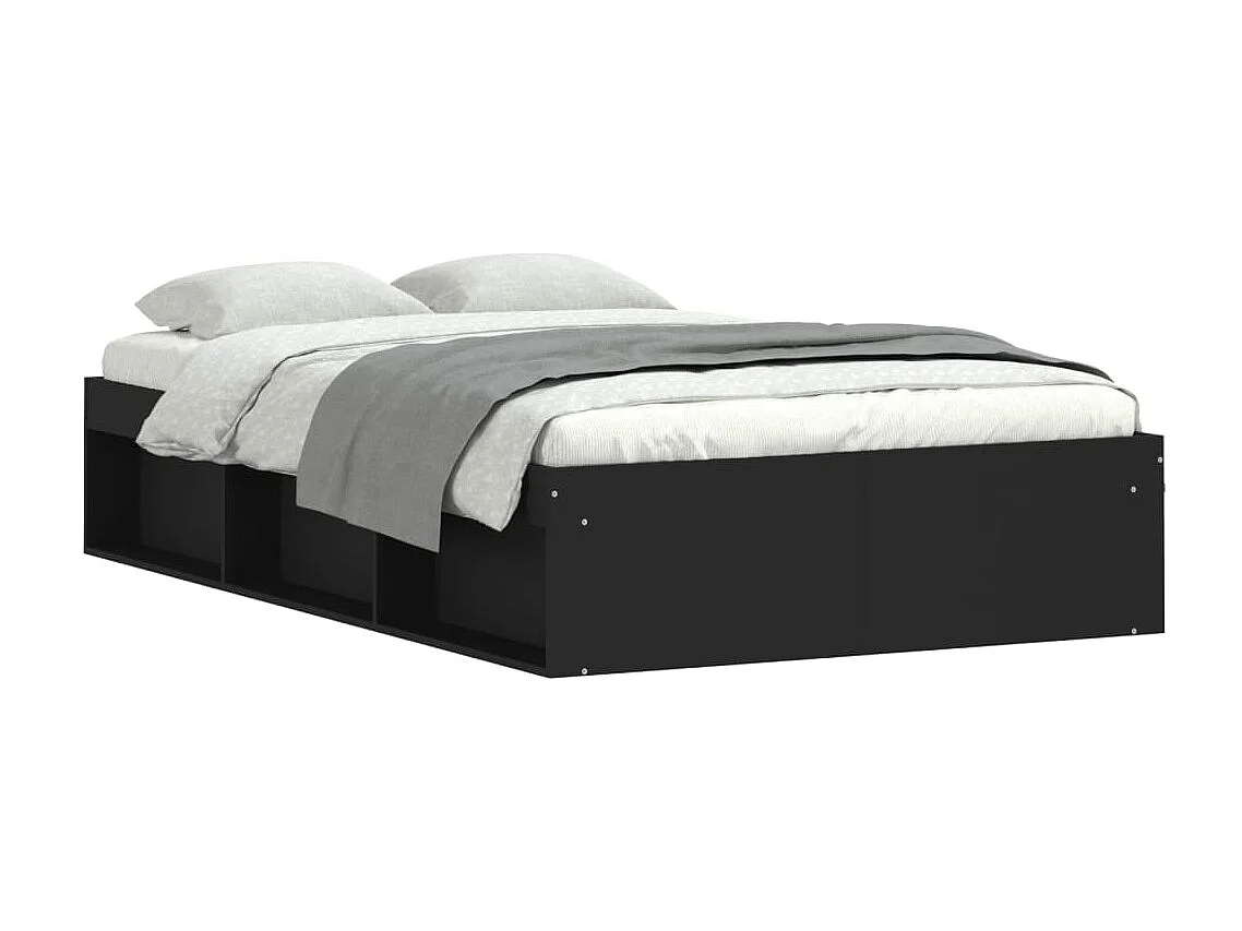 Cama 120x200 cm preto PT454095