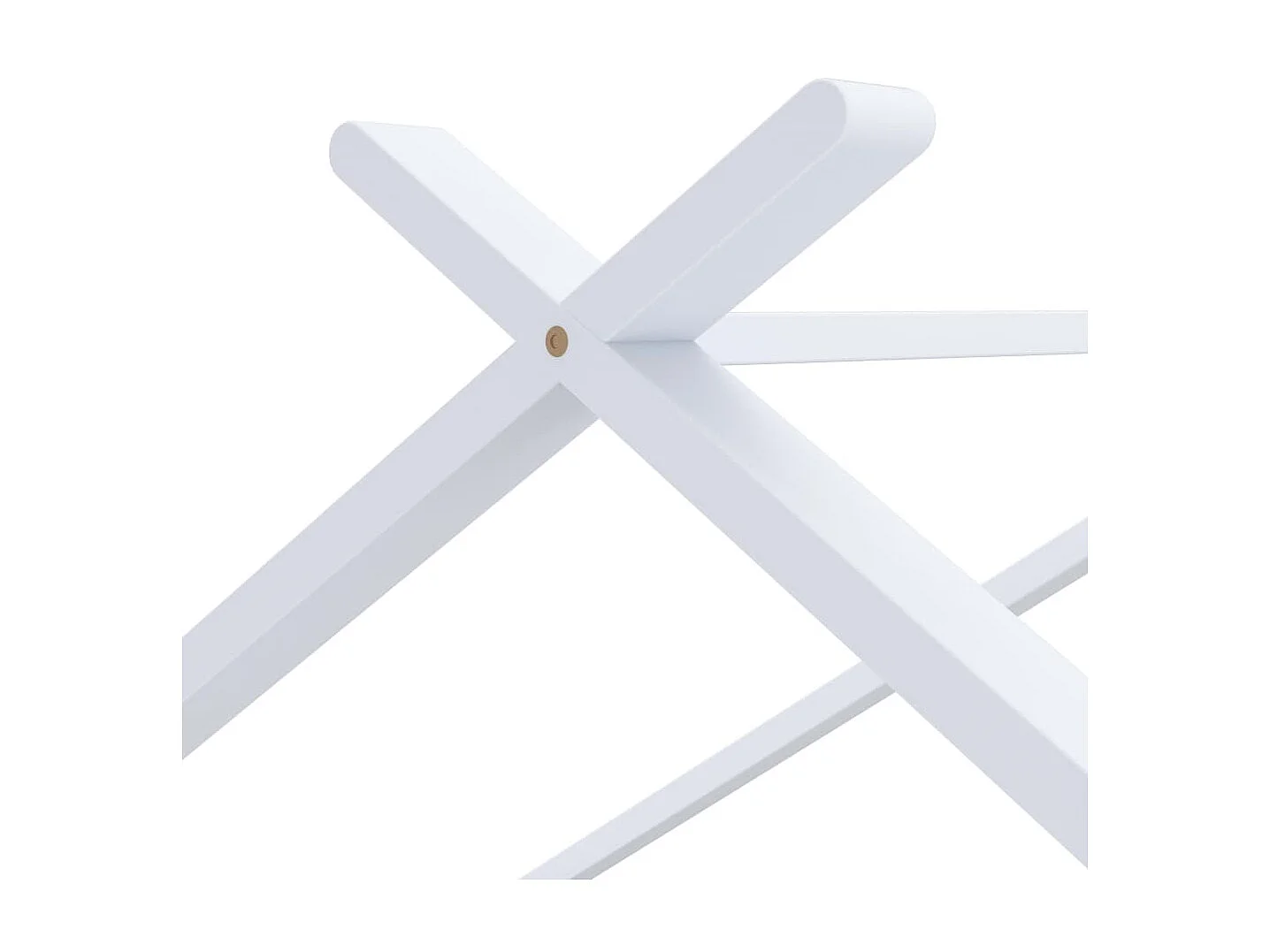 Lit-90x200 cm d'enfant Blanc Bois de pin massif EGGB38941