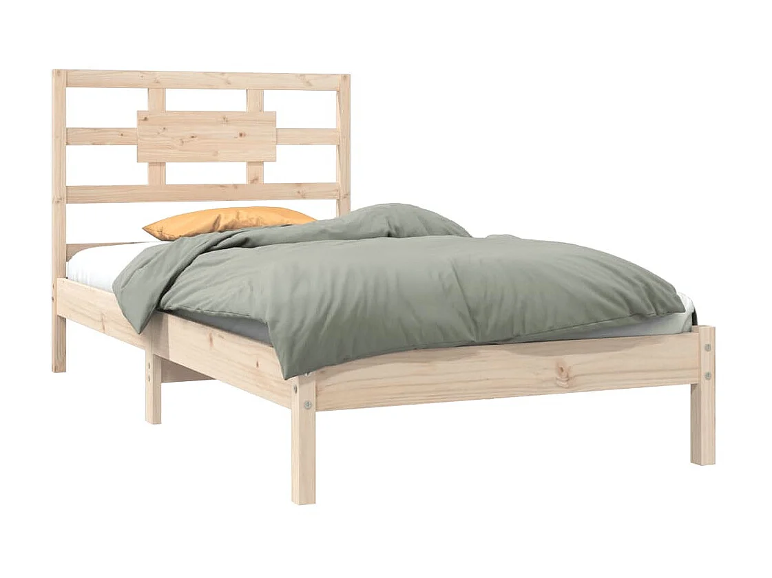 Bedframe massief hout 90x190 cm NL31176