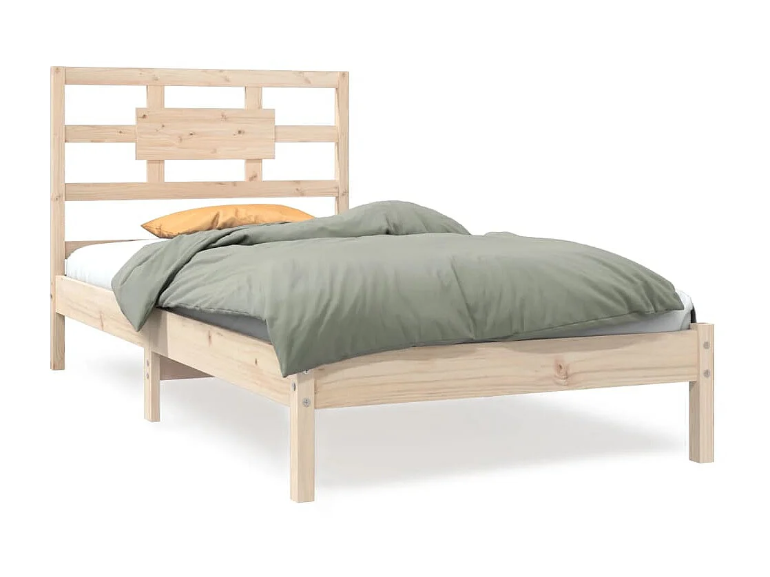Lit-90x190 cm bois massif simple EGGB54773