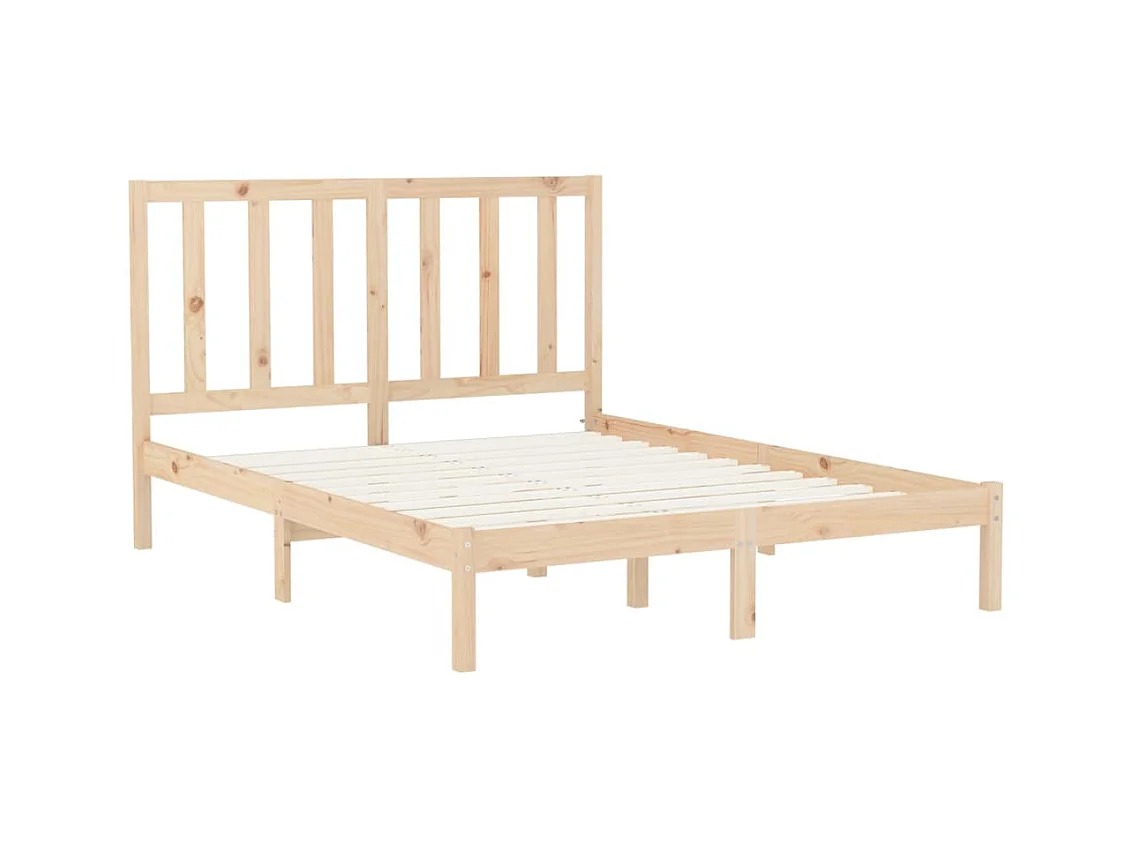 Lit-160x200 cm Bois massif EGGB38671