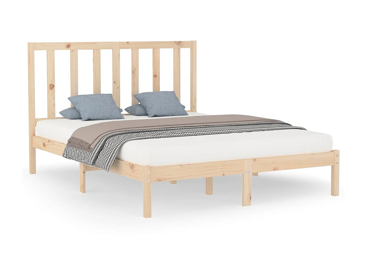 Cama 160x200 cm madeira maciça PT126573